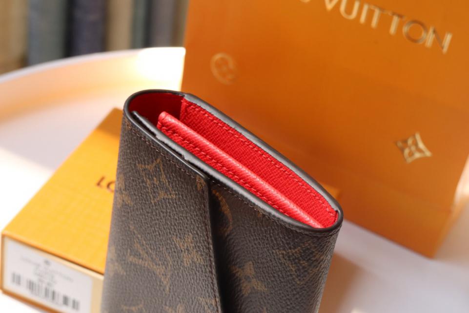 Portafoglio lungo LOUIS VUITTON SARAH con flip