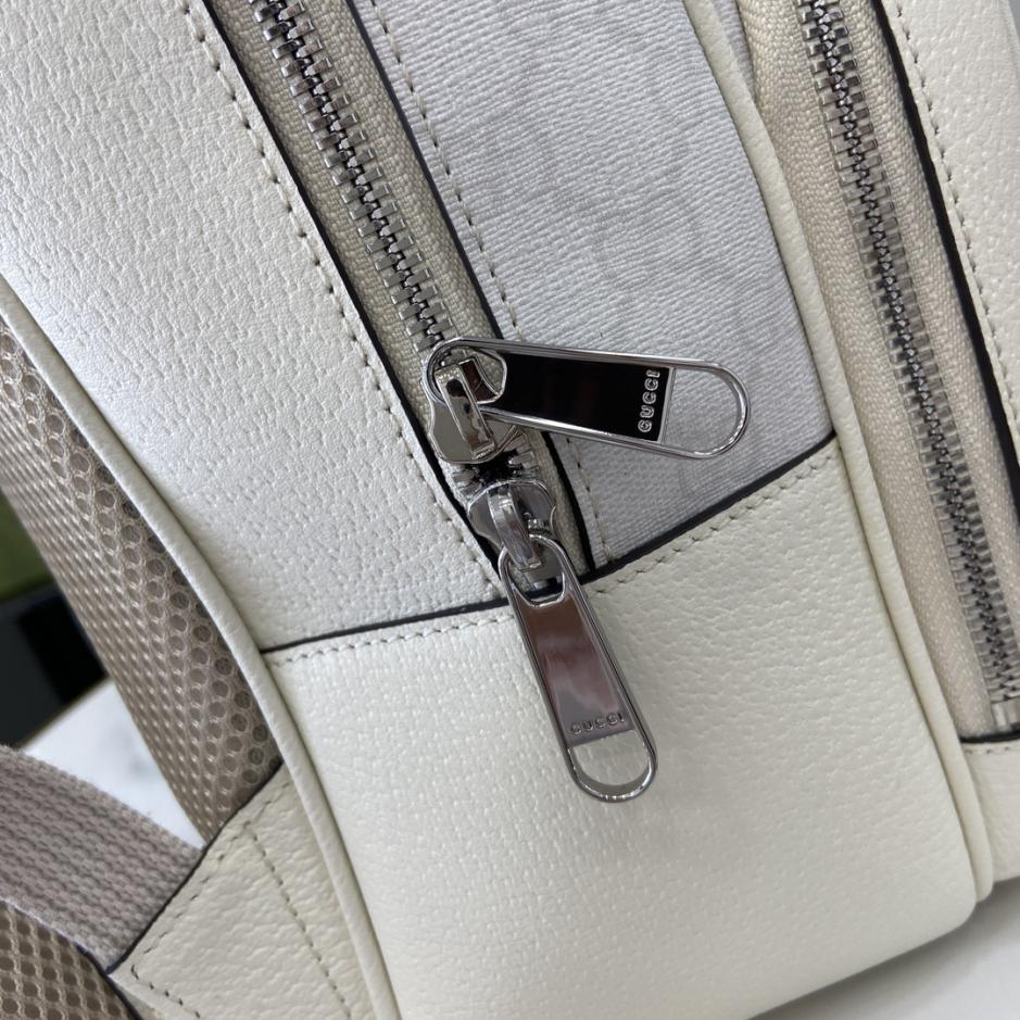 Mini borsa a tracolla Gucci zaino GG medio con firma GG