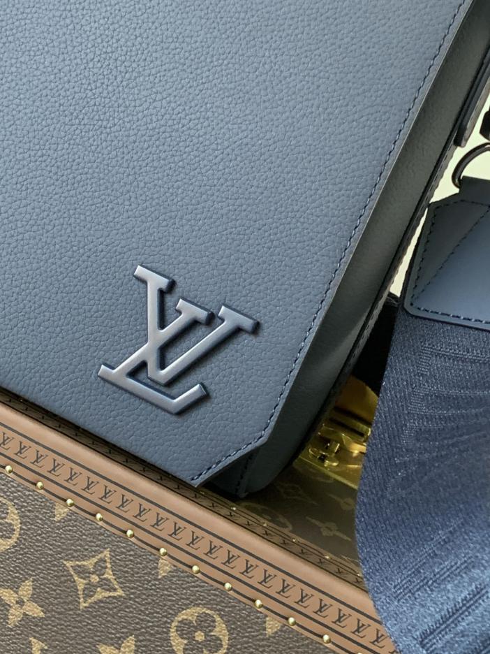 Borsa a tracolla LV Aerogram con chip di transcodifica dell’ordine originale Louis Vuitton