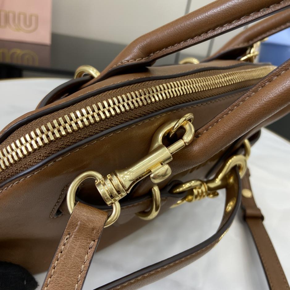Con set completo di confezioni originali da banco” MIU MIU nuova popolare borsa da bowling