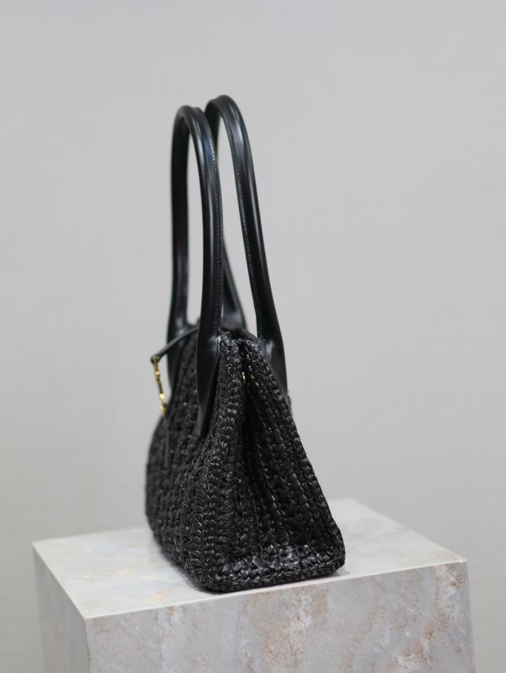 SAINT LAURENT borsa intrecciata portatile
