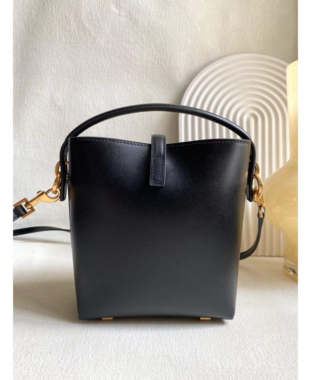SAINT LAURENT LE 37 MINI IN SHINY LEATHER