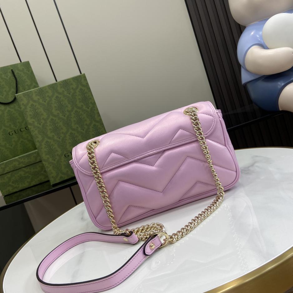 Con set completo di confezione originale in scatola verde Borsa a tracolla media serie Gucci Marmont