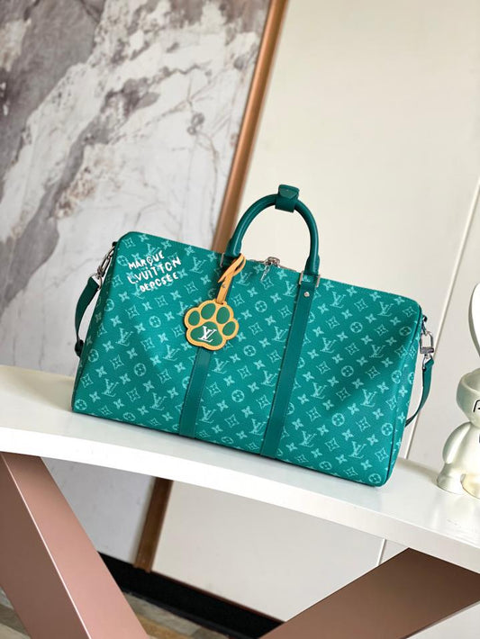 [Guanti Keepall Bandouliere25] M12684 Guanti Fiore Verde