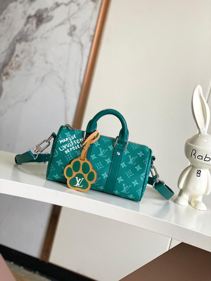 [Guanti Keepall Bandouliere25] M12684 Guanti Fiore Verde