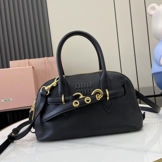 Con set completo di confezioni originali da banco” MIU MIU nuova popolare borsa da bowling