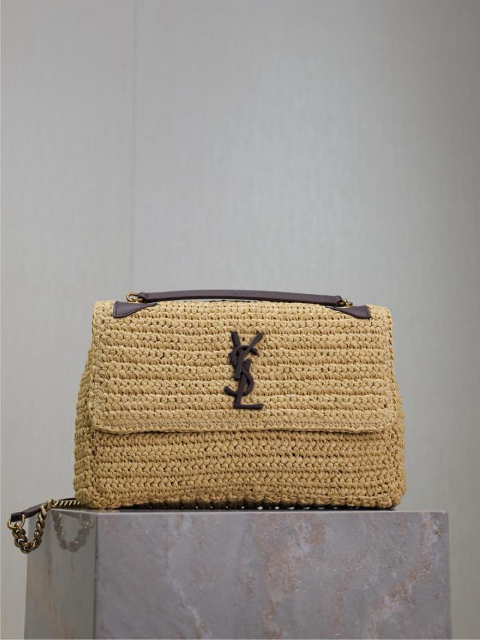 SAINT LAURENT Borsa Niki in tessuto