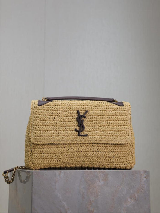 SAINT LAURENT Borsa Niki in tessuto