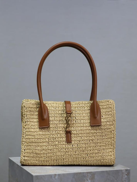 SAINT LAURENT borsa in tessuto portatile